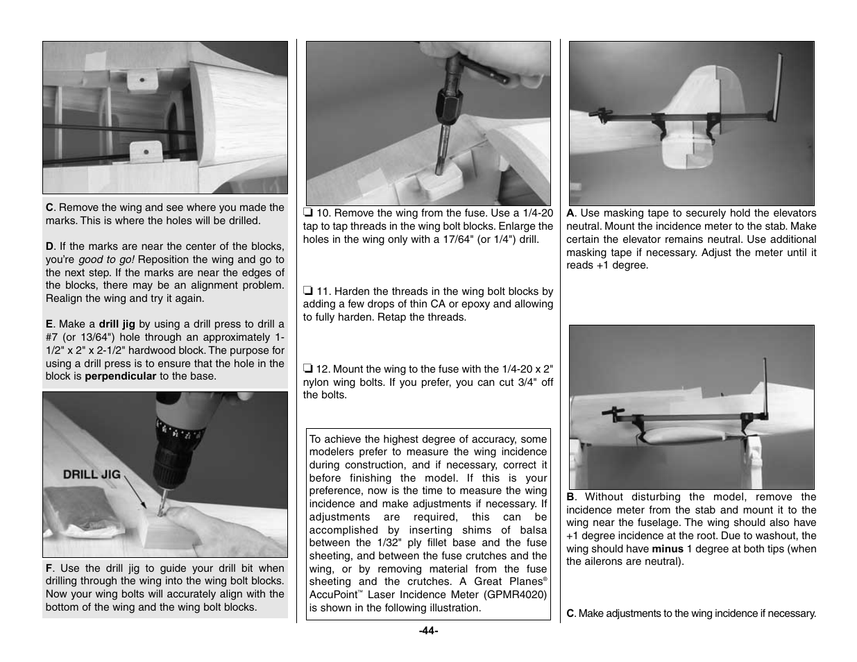 Top Flite TOPA0150 User Manual | Page 44 / 65