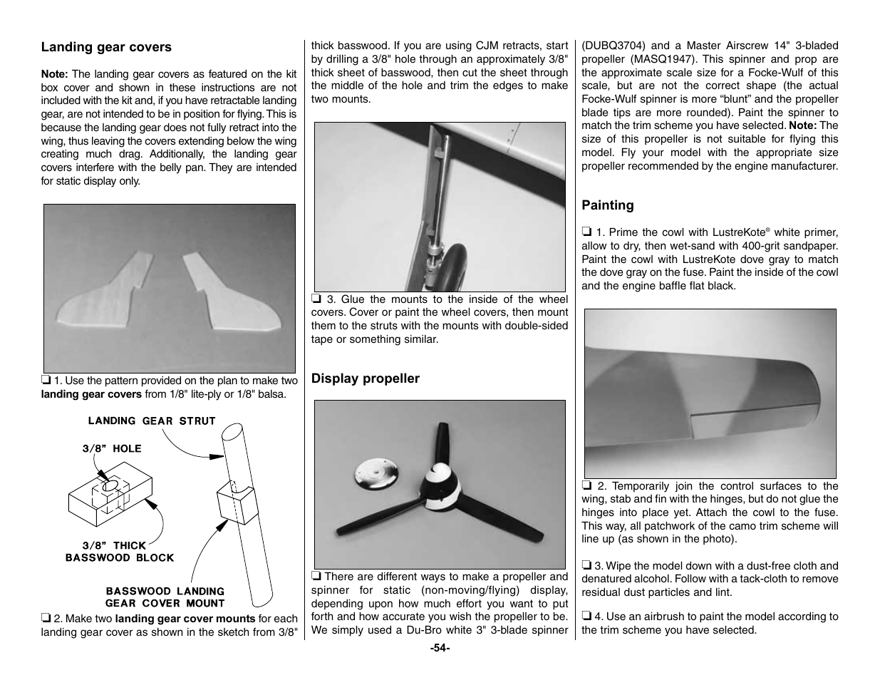 Top Flite TOPA0150 User Manual | Page 54 / 65