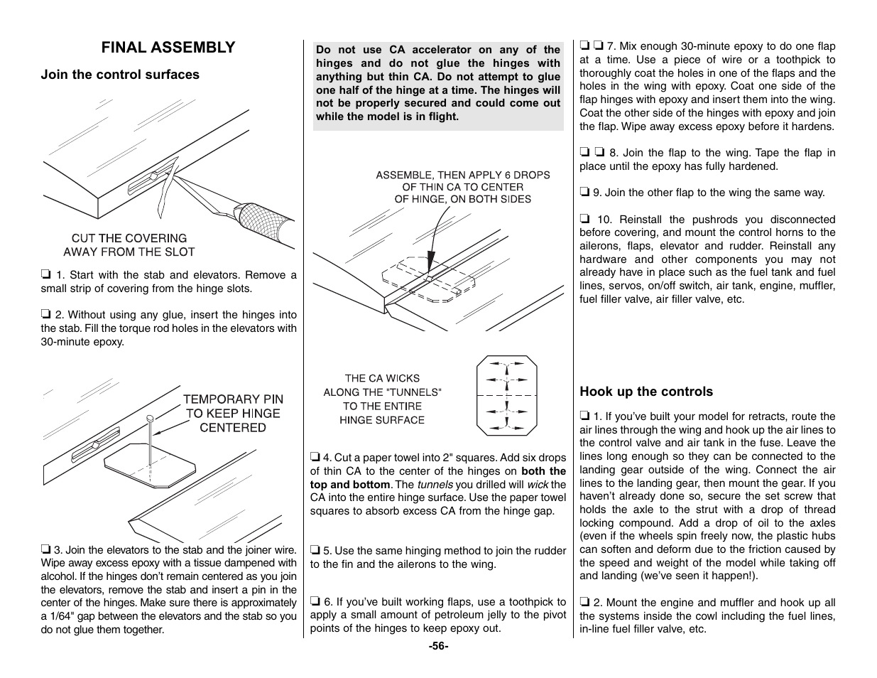 Top Flite TOPA0150 User Manual | Page 56 / 65