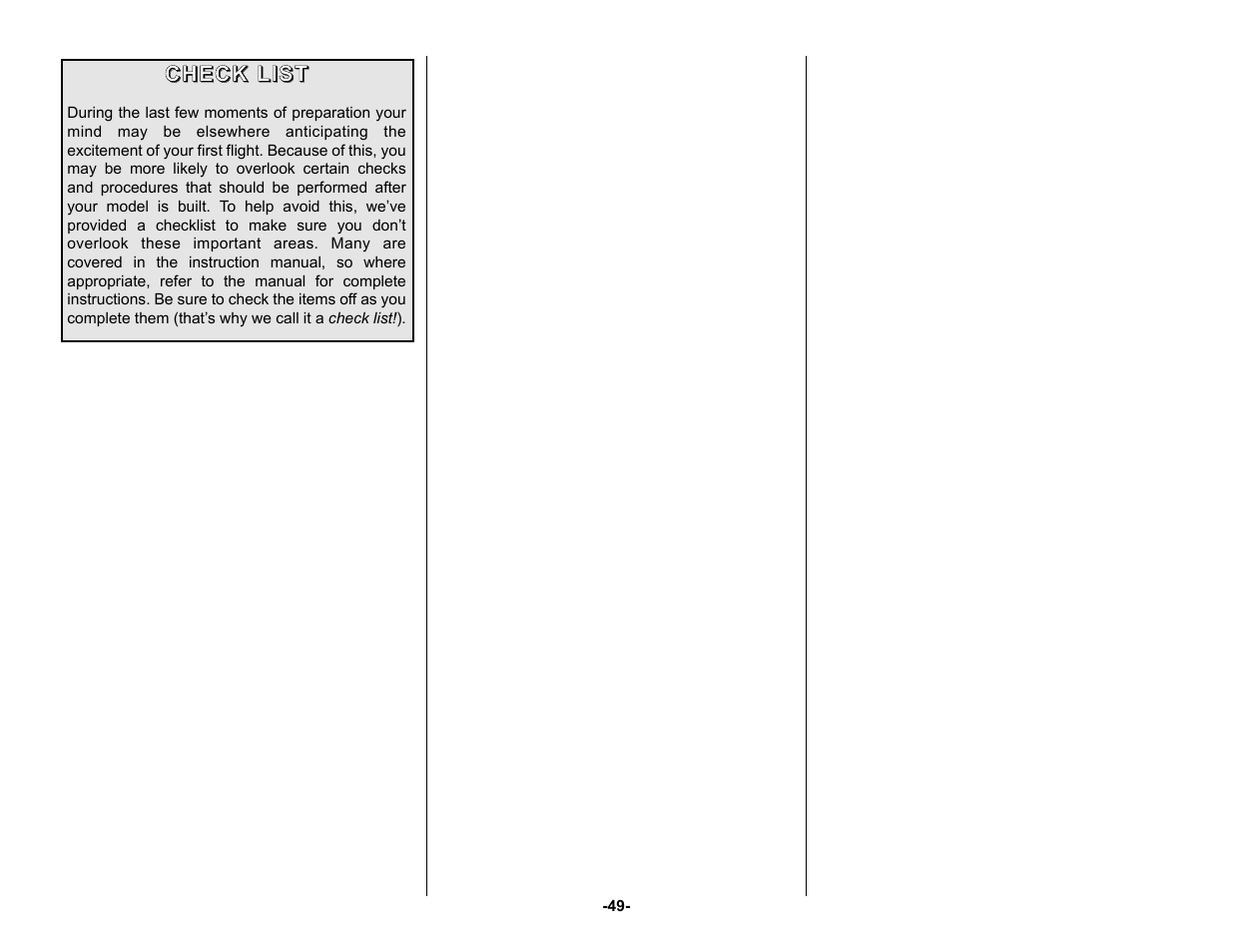 Top Flite TOPA0220 User Manual | Page 49 / 54