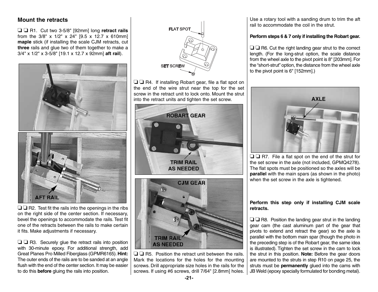 Top Flite TOPA0155 User Manual | Page 21 / 70