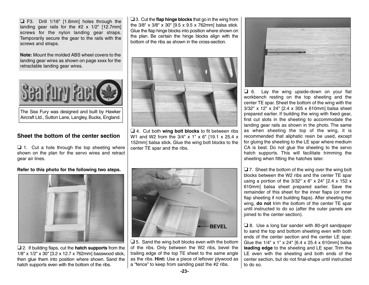 Top Flite TOPA0155 User Manual | Page 23 / 70
