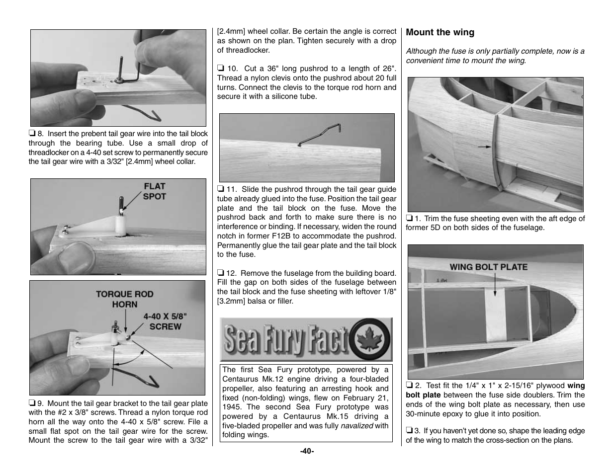 Top Flite TOPA0155 User Manual | Page 40 / 70