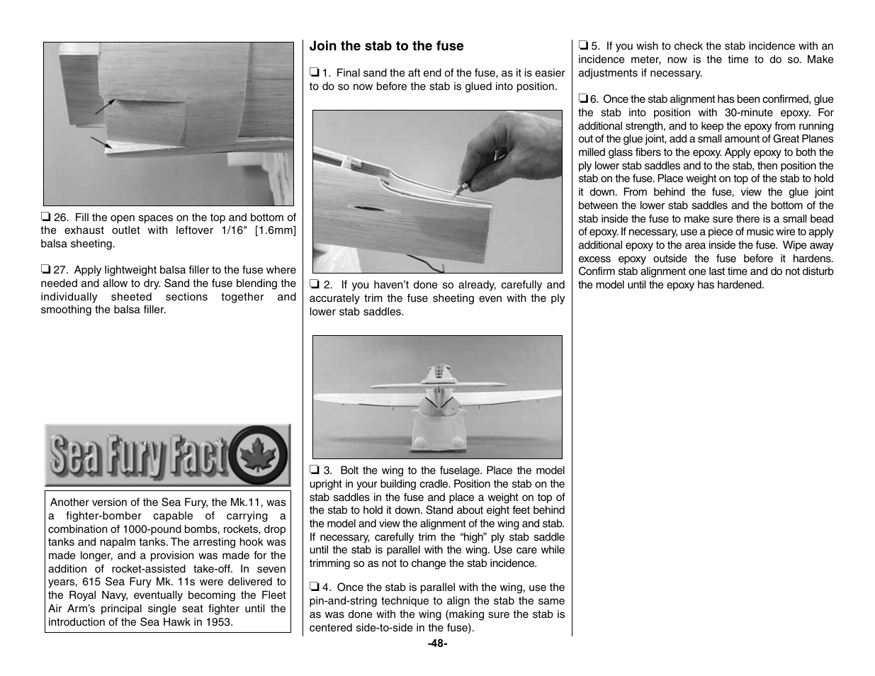 Top Flite TOPA0155 User Manual | Page 48 / 70