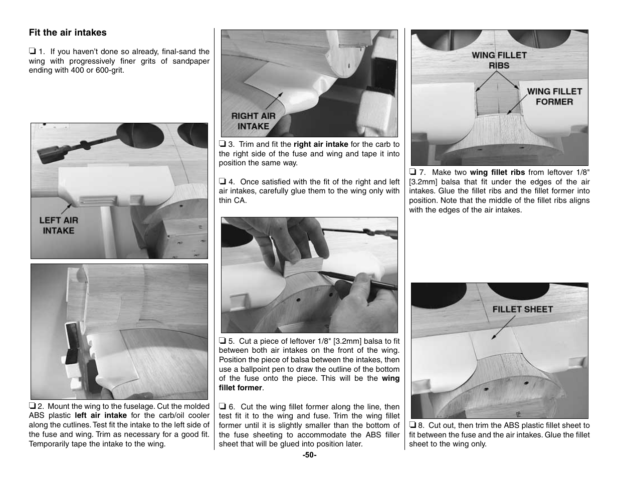 Top Flite TOPA0155 User Manual | Page 50 / 70