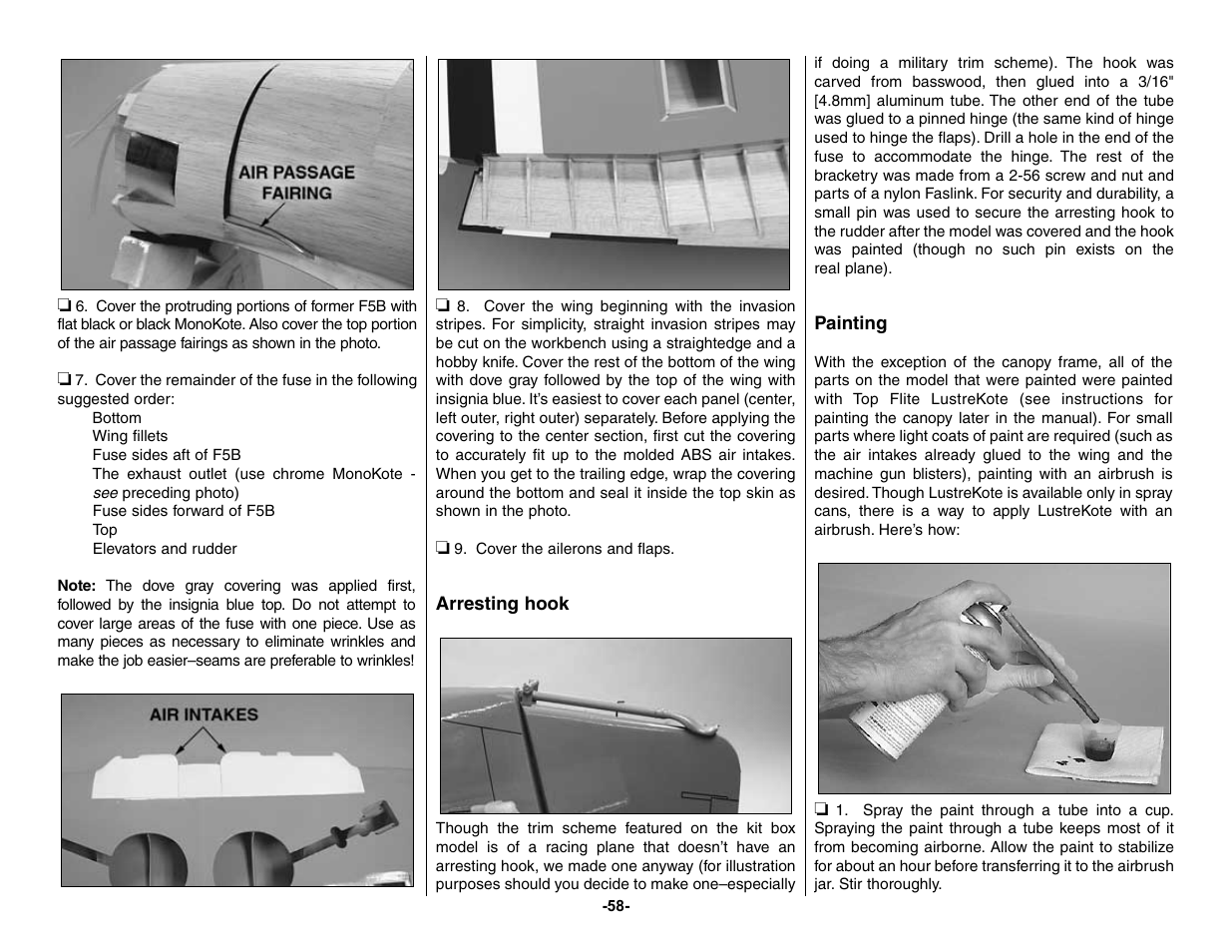 Top Flite TOPA0155 User Manual | Page 58 / 70