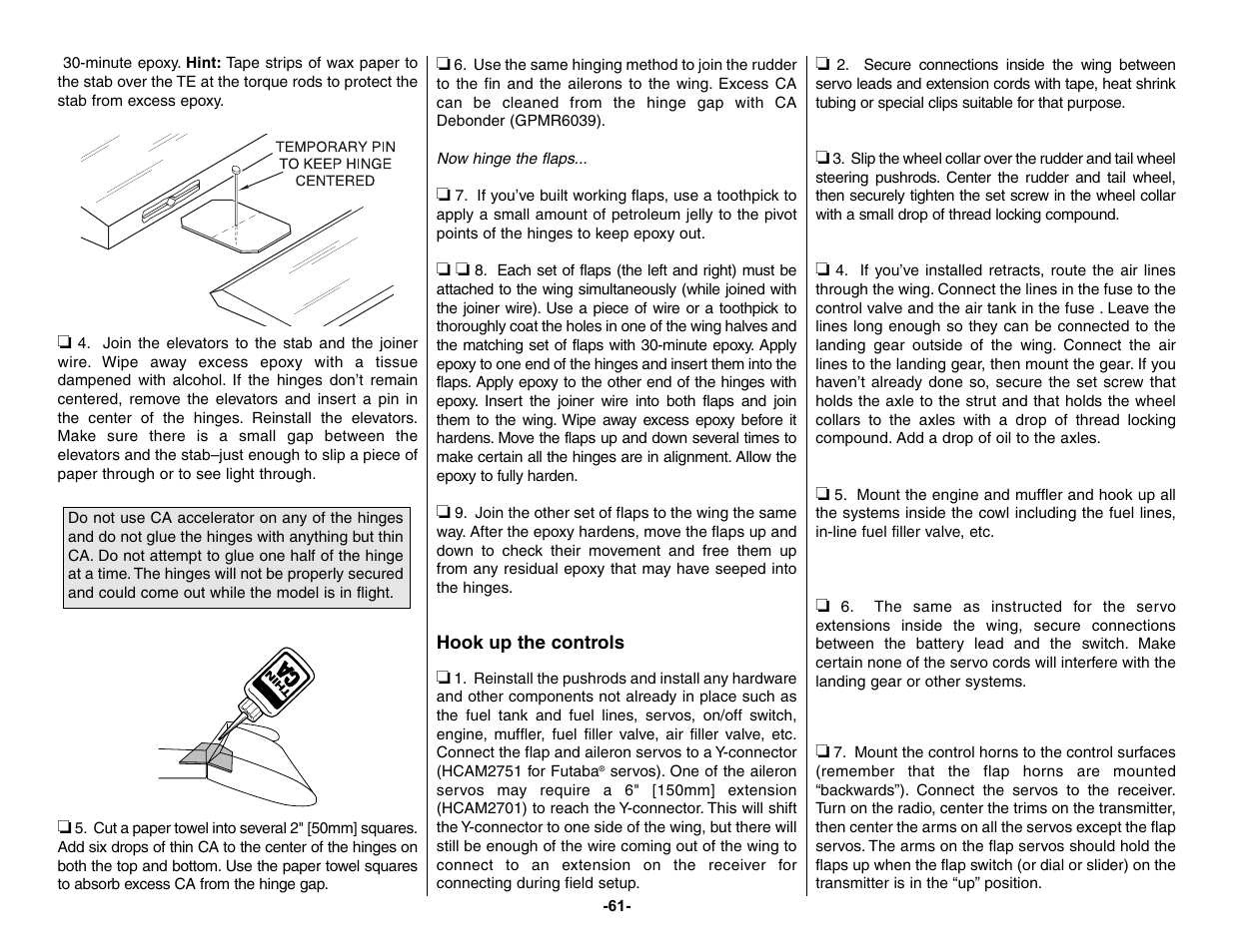 Top Flite TOPA0155 User Manual | Page 61 / 70