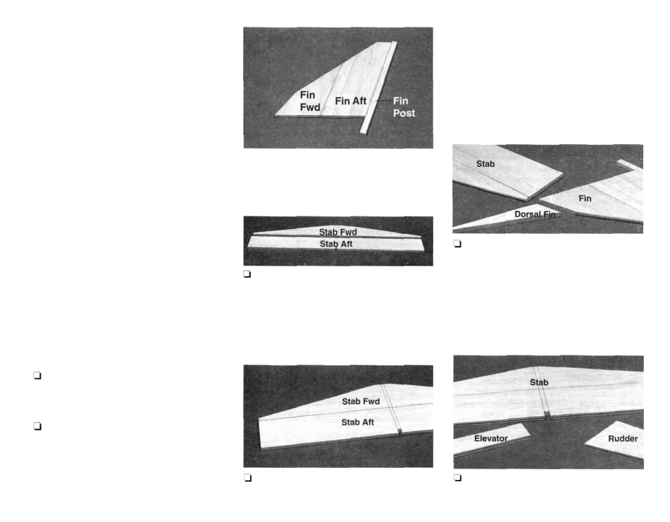 Build the tail surfaces | Top Flite Sierra 40 Trainer Kit User Manual | Page 7 / 44