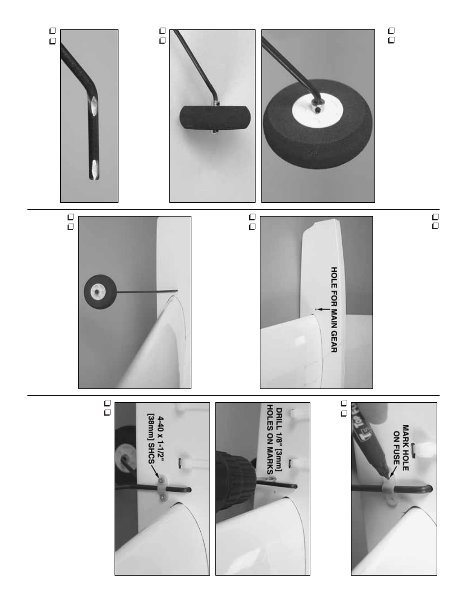 Landing gear inst alla tion | Top Flite TOPA1010 User Manual | Page 11 / 20