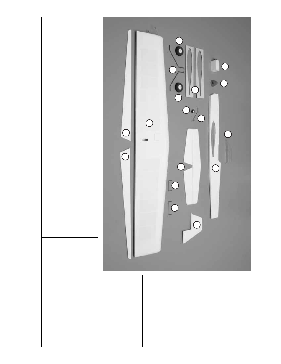 Kit contents | Top Flite TOPA1010 User Manual | Page 5 / 20