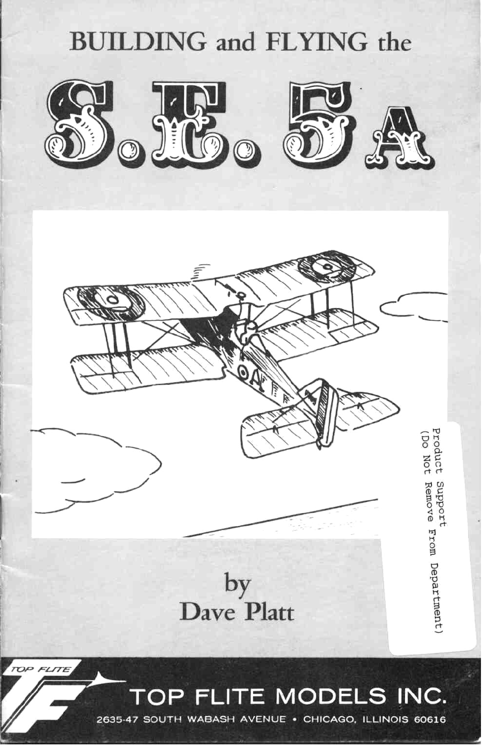 Top Flite S.E.5A User Manual | 18 pages