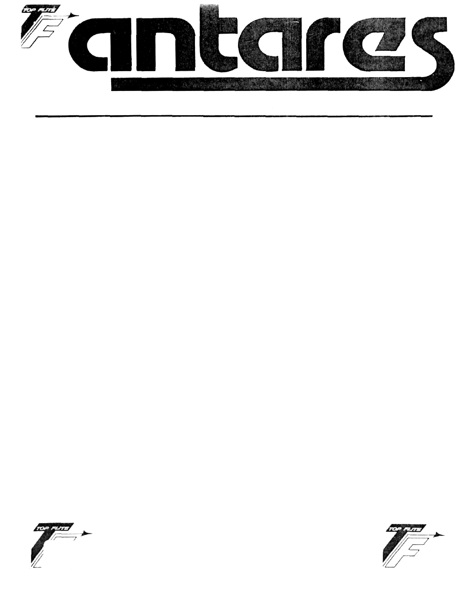 Top Flite Antares User Manual | 19 pages