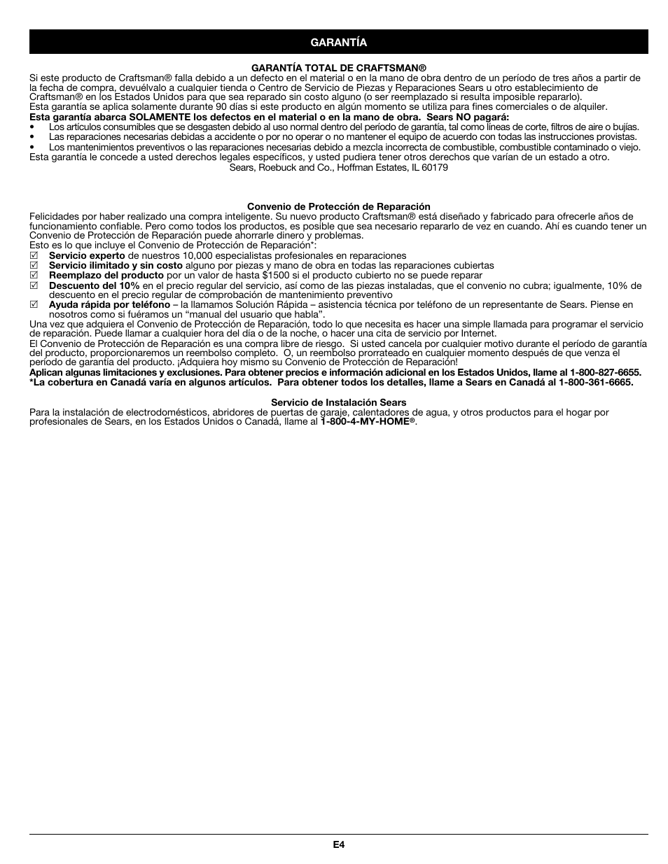 Craftsman 316.79194 User Manual | Page 20 / 36