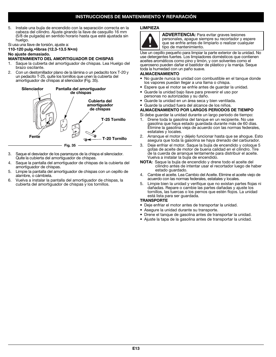 Craftsman 316.79194 User Manual | Page 29 / 36