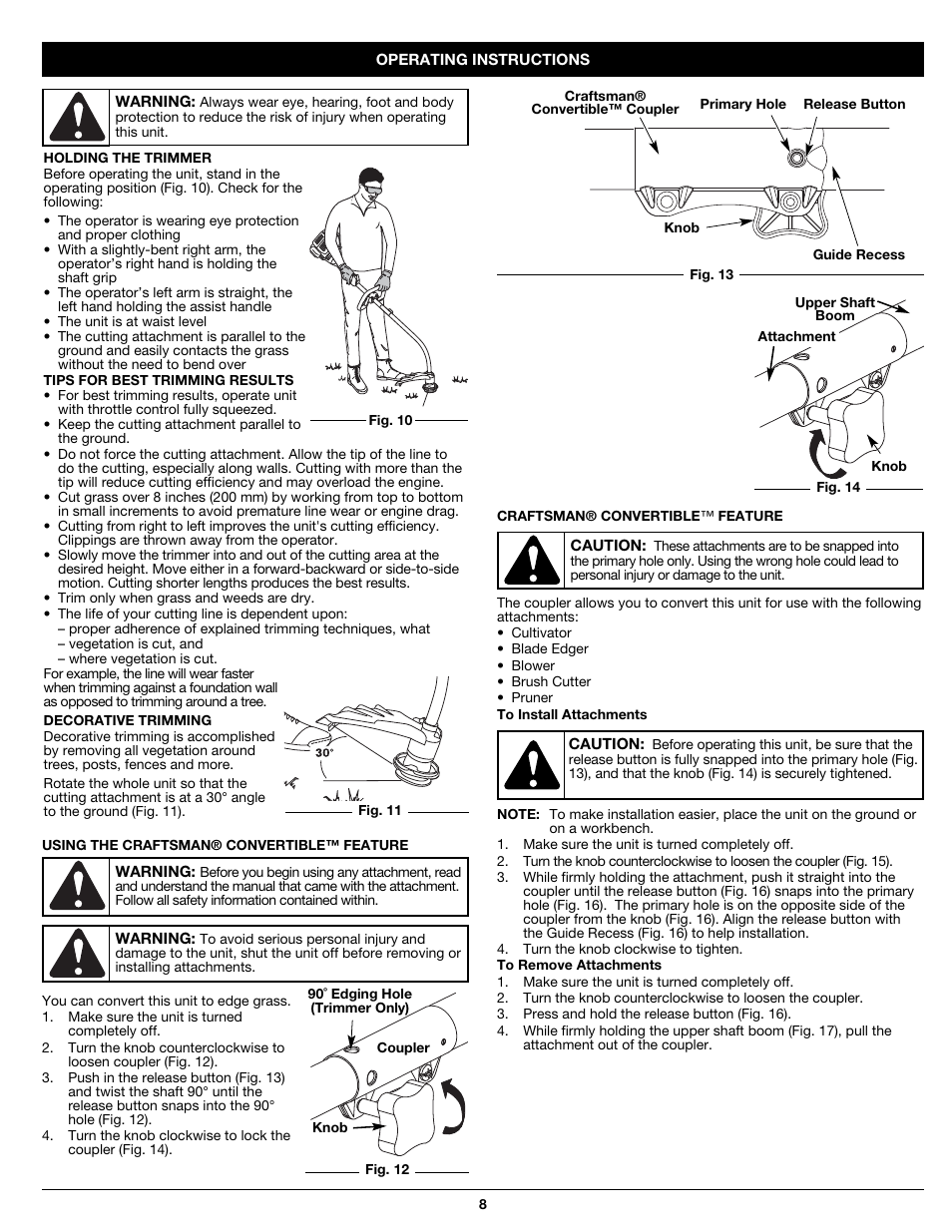 Craftsman 316.79194 User Manual | Page 8 / 36