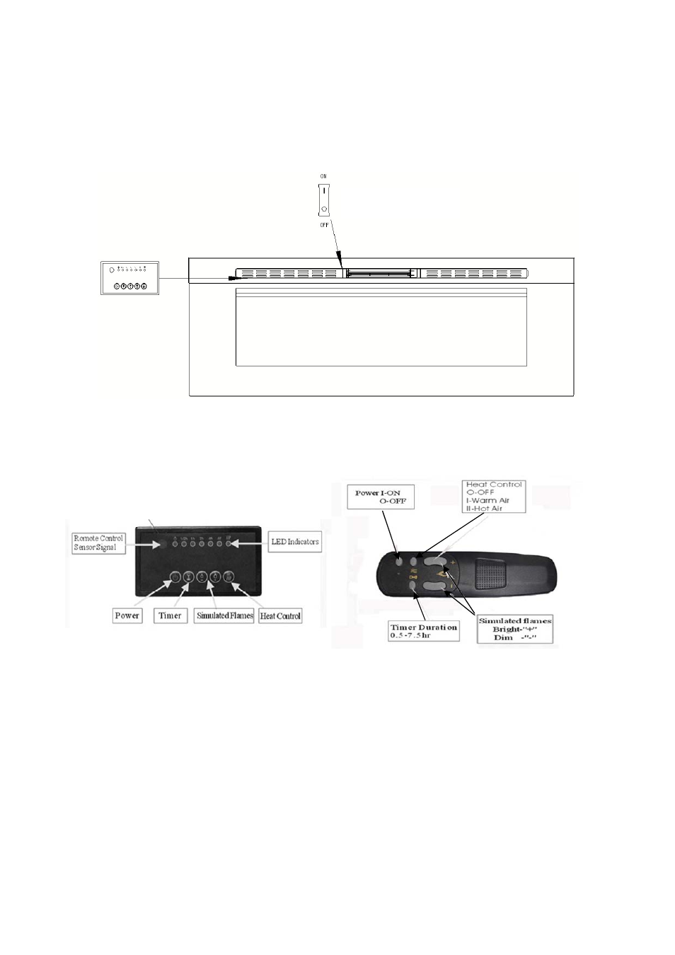 Operating the fireplace | Touchstone 80004 Sideline Fireplace User Manual | Page 6 / 7
