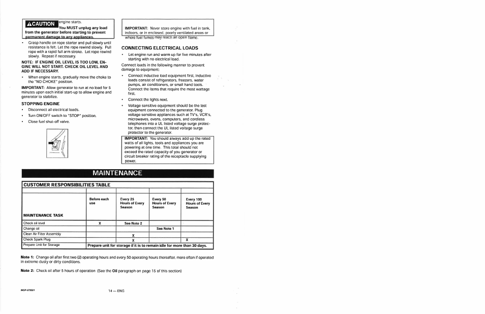 Awarning, Risk of hot surfaces, Risk of moving parts | Risk from lifting | Craftsman 919.679501 User Manual | Page 14 / 40