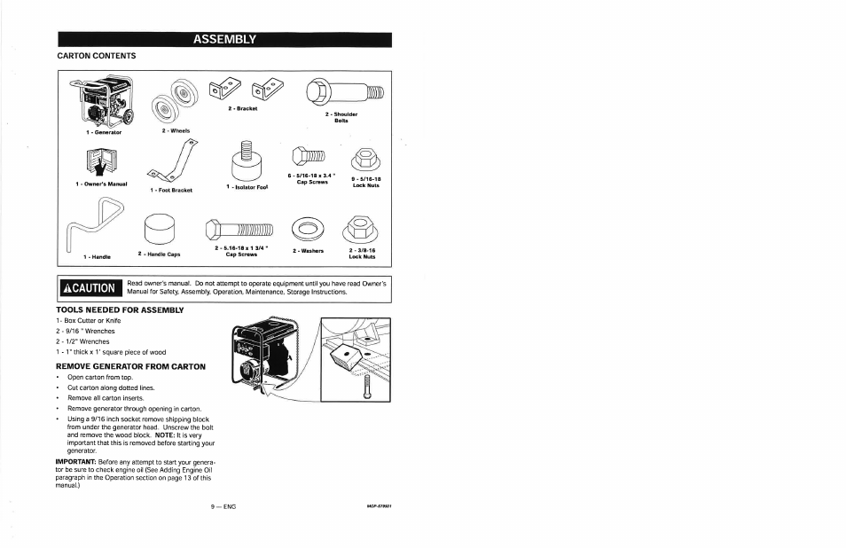 Craftsman 919.679501 User Manual | Page 9 / 40