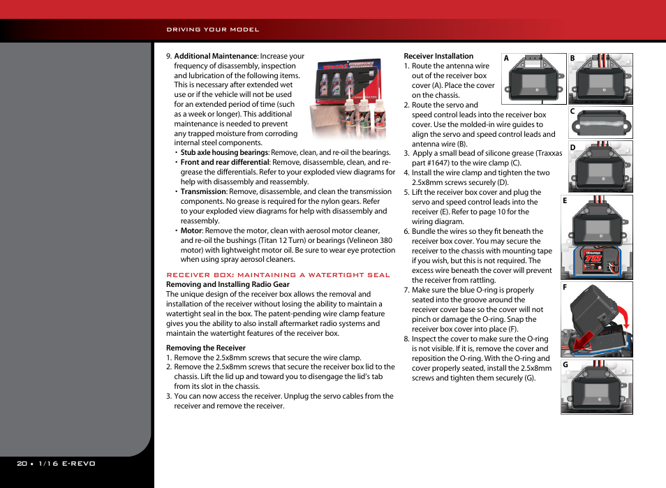 Traxxas 71054-1 User Manual | Page 20 / 28