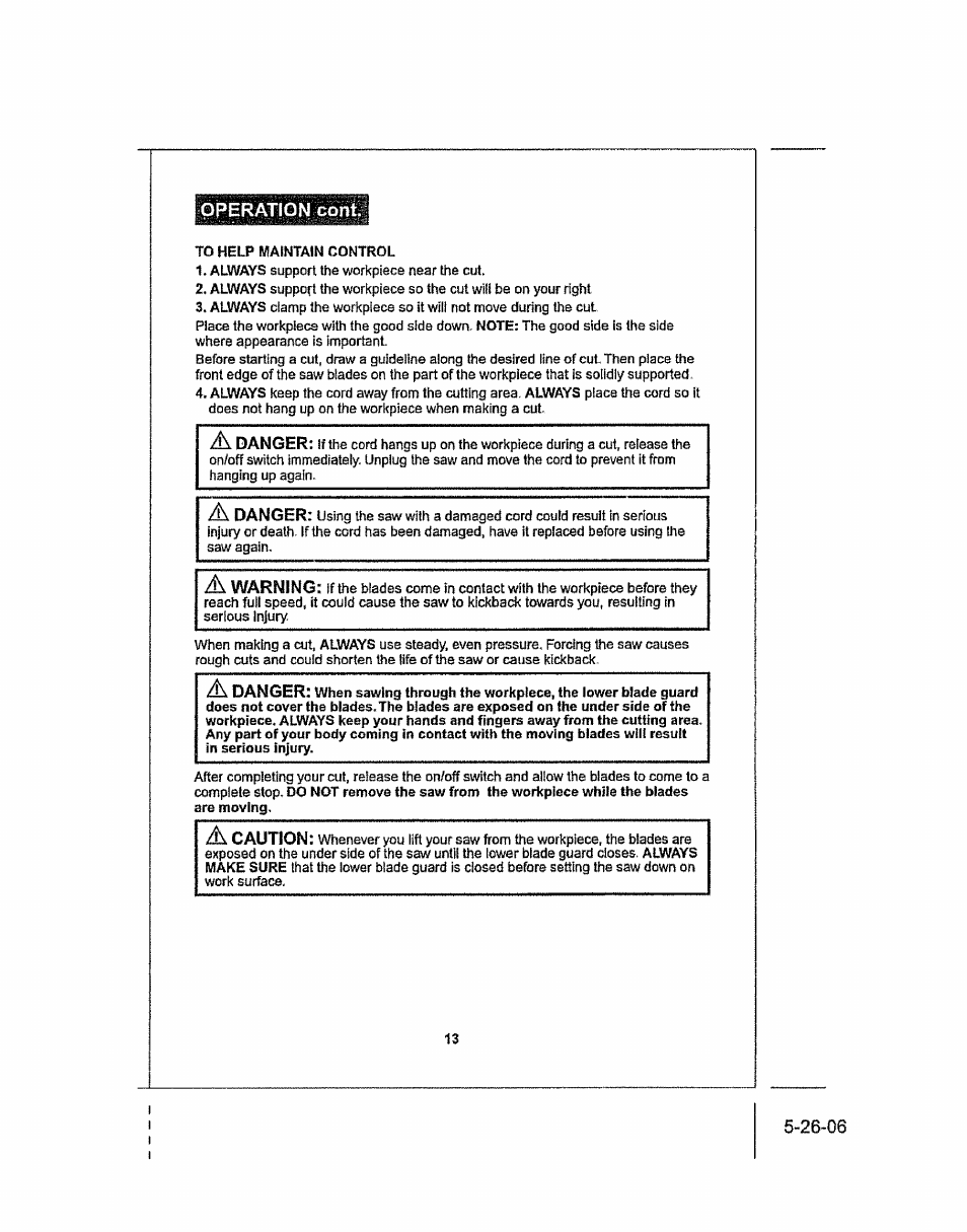 Craftsman 286.25574 User Manual | Page 13 / 48