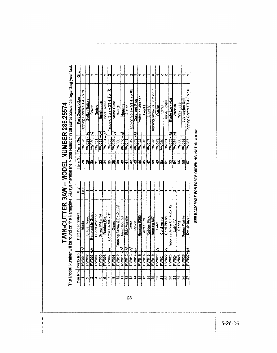 Craftsman 286.25574 User Manual | Page 23 / 48