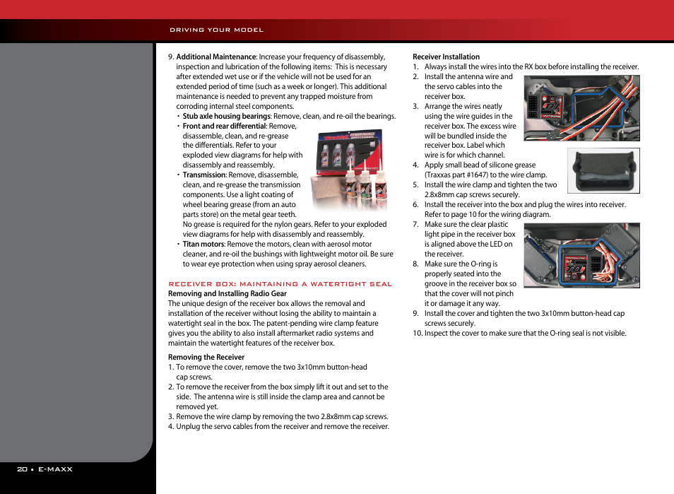 Traxxas 39036-1 User Manual | Page 20 / 32