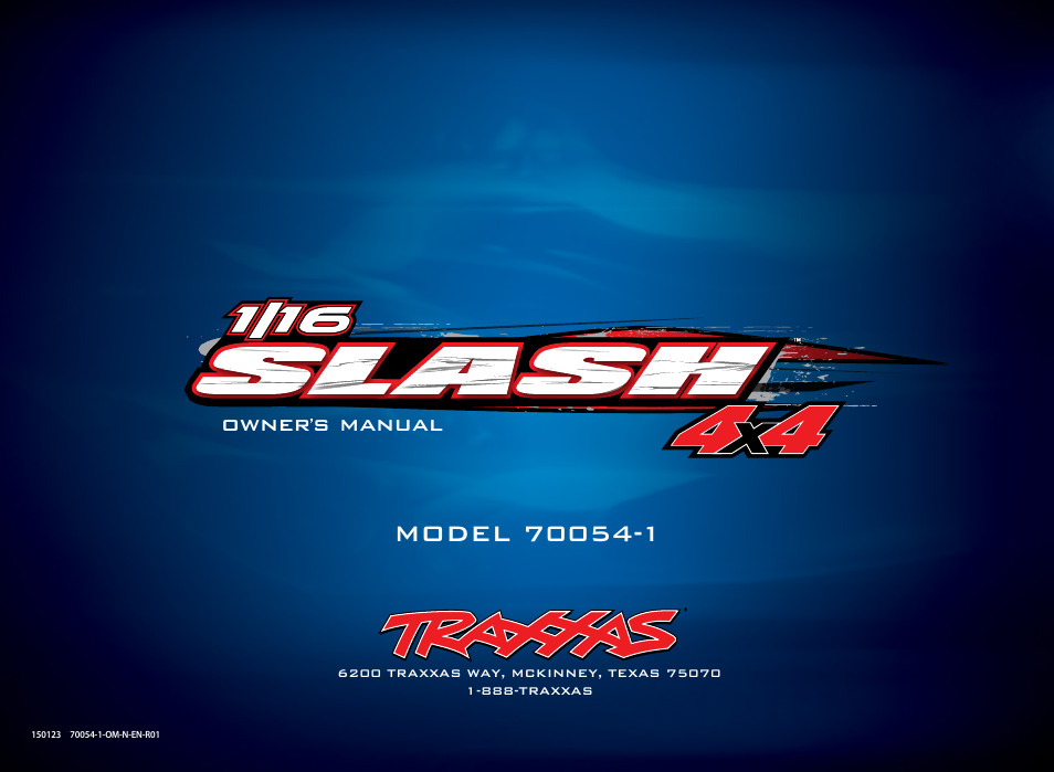 Owner, S manual | Traxxas 70054-1 User Manual | Page 26 / 26
