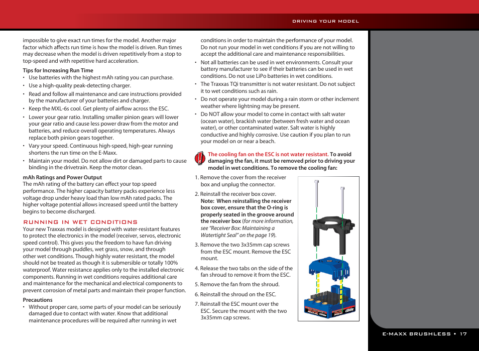 Traxxas 39087-1 User Manual | Page 17 / 31