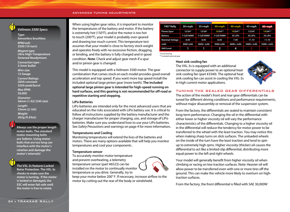 Traxxas 74076-1 User Manual | Page 24 / 34