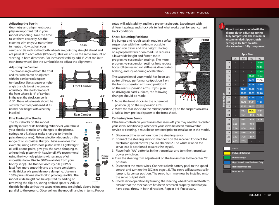 Traxxas 58024 User Manual | Page 21 / 23