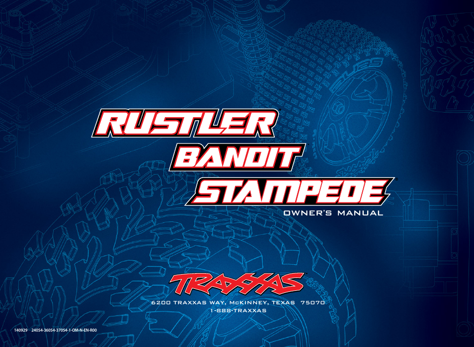Owner, S manual | Traxxas 37054-1 User Manual | Page 28 / 28