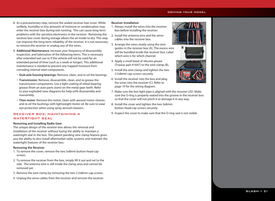 Traxxas 58034-2 User Manual | Page 21 / 25