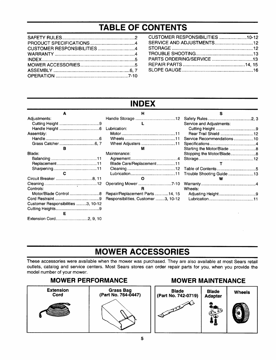 Craftsman 247.370252 User Manual | Page 5 / 32