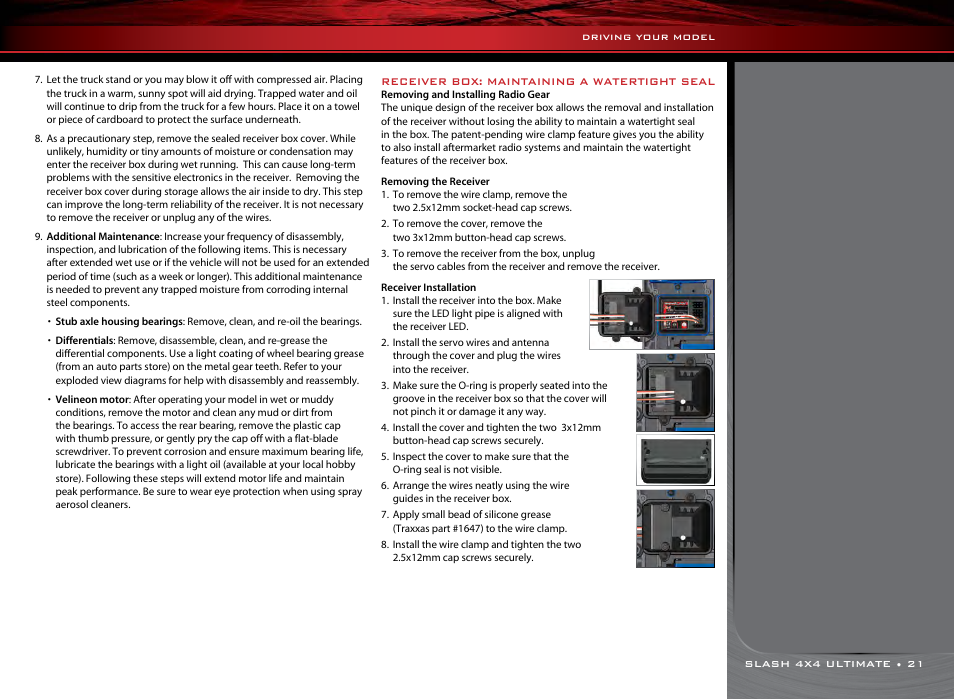 Traxxas 68077-1 User Manual | Page 21 / 40