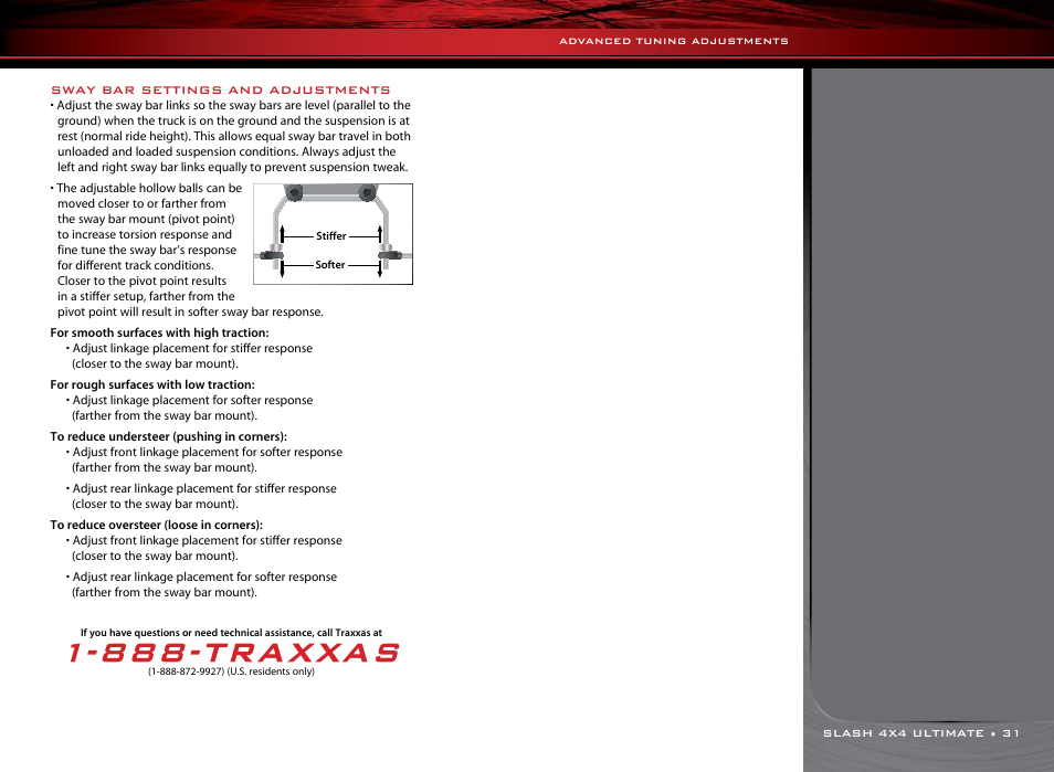 888-traxxas | Traxxas 68077-1 User Manual | Page 31 / 40