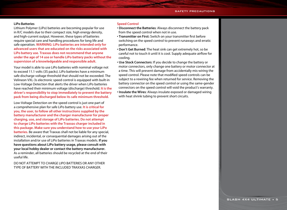 Traxxas 68077-1 User Manual | Page 5 / 40