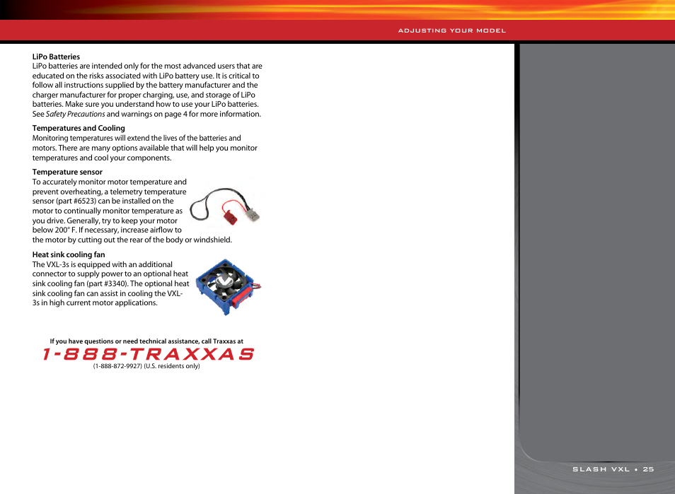888-traxxas | Traxxas 58076-1 User Manual | Page 25 / 32