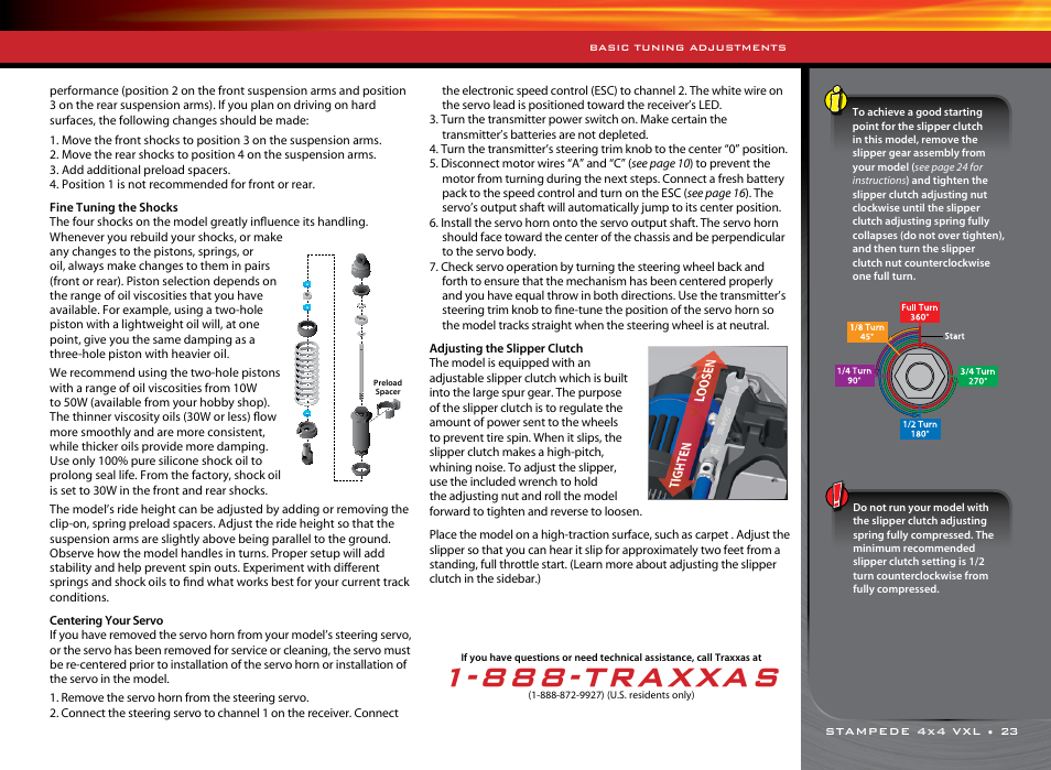 888-traxxas | Traxxas 67086-1 User Manual | Page 23 / 34