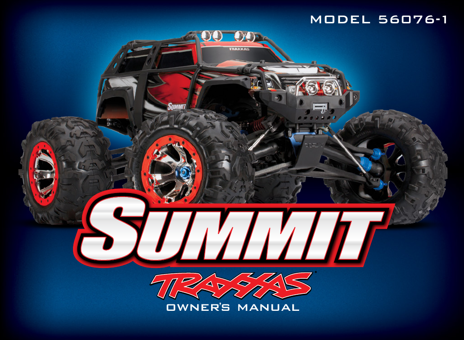 Traxxas 56076-1 User Manual | 34 pages