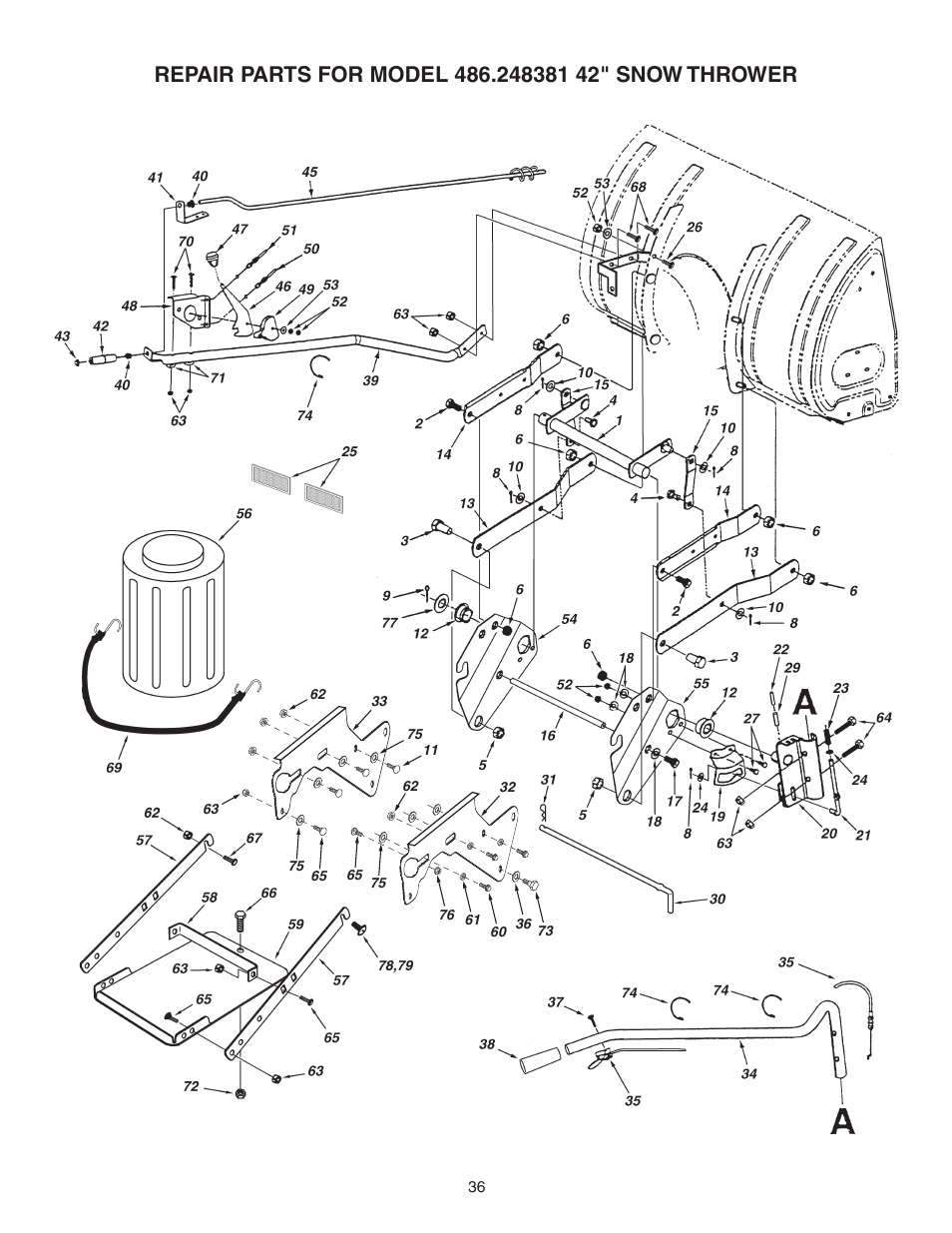 Craftsman 486.248381 User Manual | Page 36 / 40