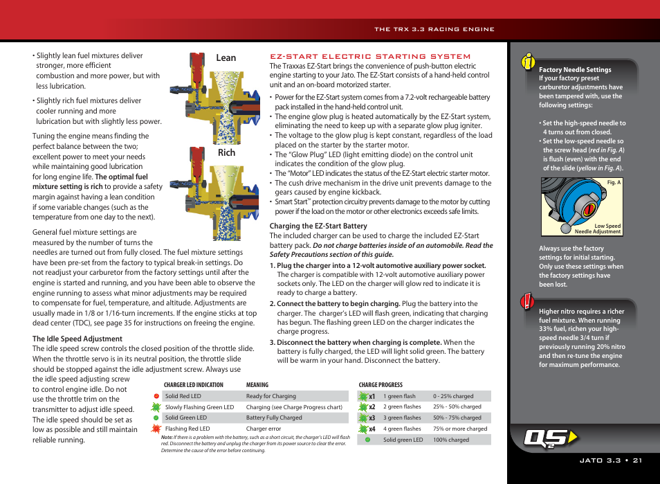 Lean rich | Traxxas 55077-1 User Manual | Page 21 / 44