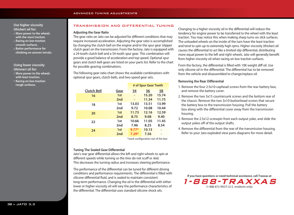 888-traxxas | Traxxas 55077-1 User Manual | Page 38 / 44