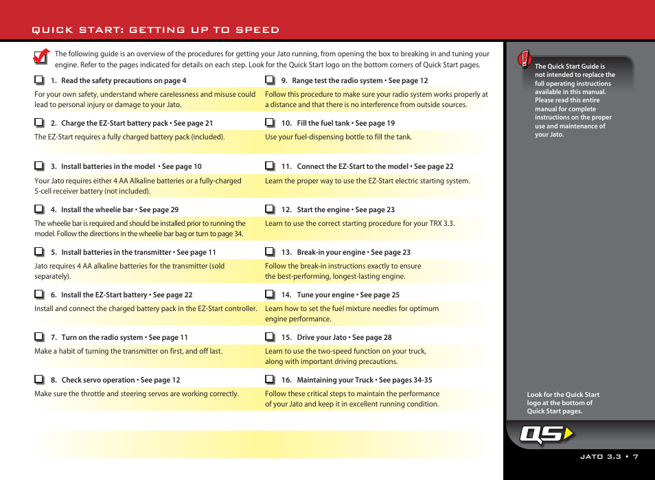 Quick start: getting up to speed | Traxxas 55077-1 User Manual | Page 7 / 44