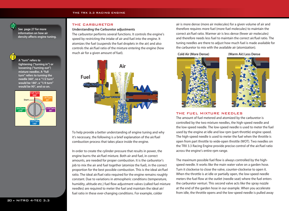 Air fuel | Traxxas 48077 User Manual | Page 20 / 40