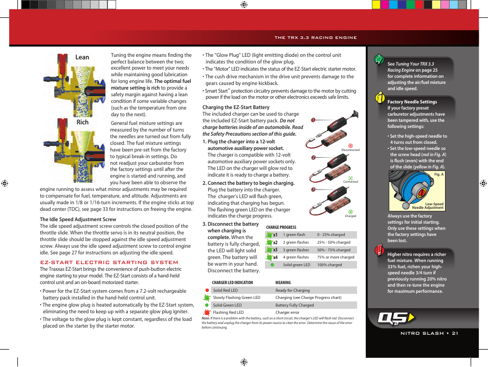 Lean rich | Traxxas 44054-1 User Manual | Page 21 / 34