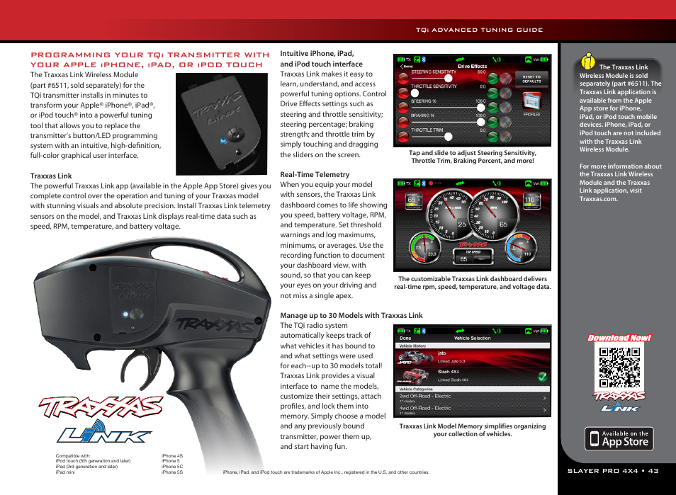 Traxxas 59076-1 User Manual | Page 43 / 44