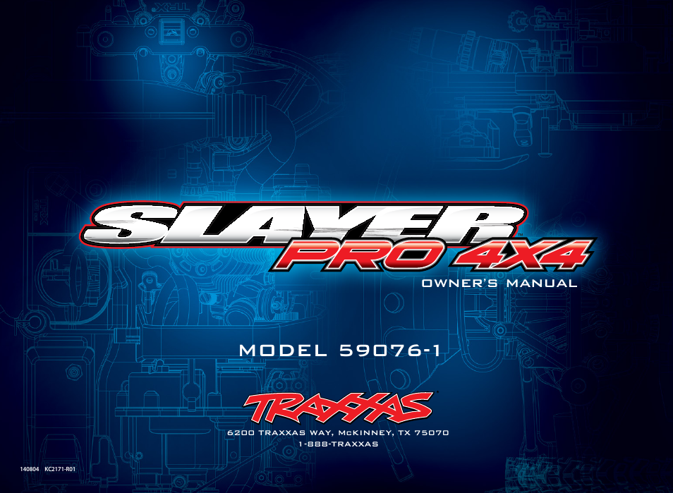 Owner, S manual | Traxxas 59076-1 User Manual | Page 44 / 44