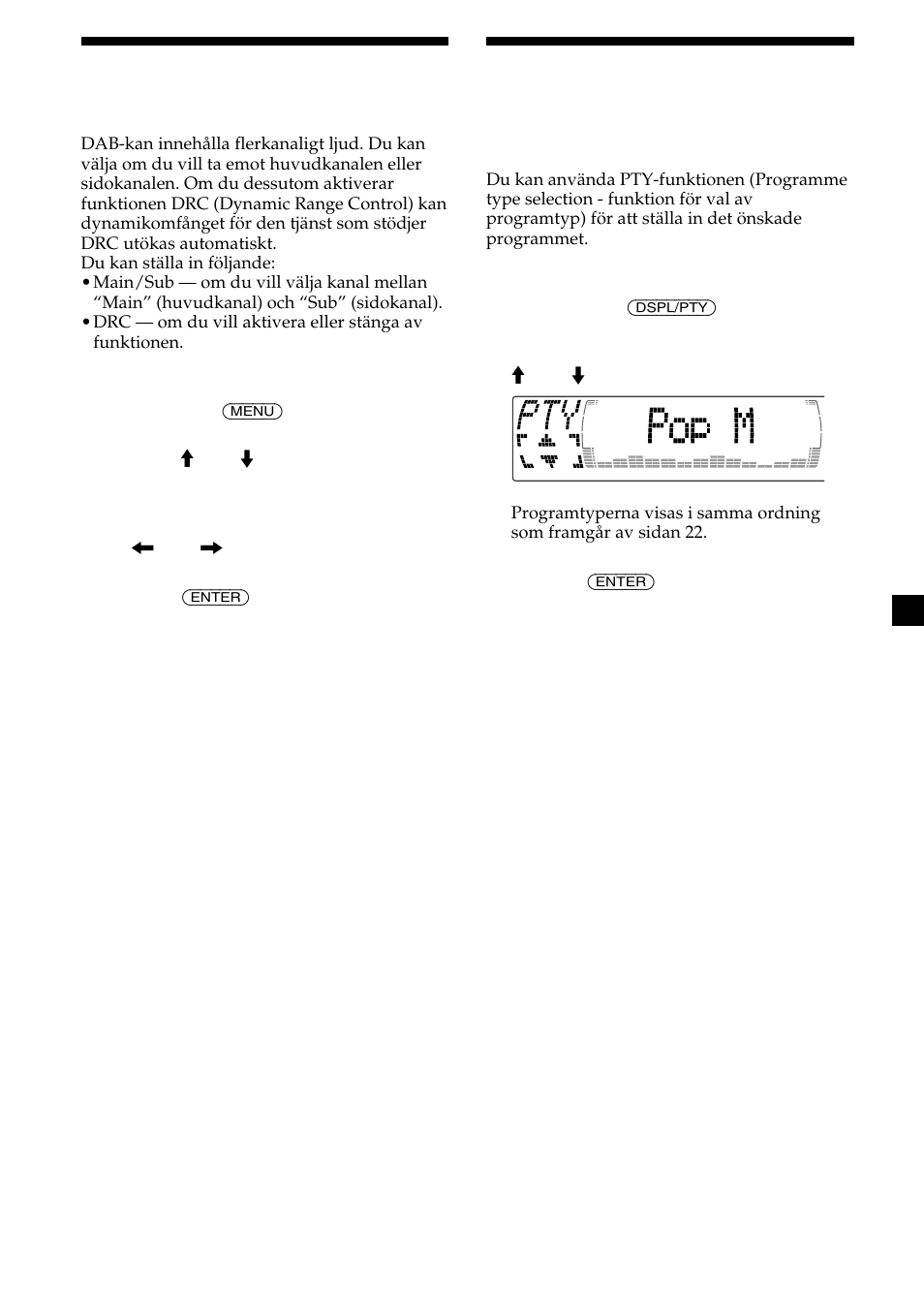 Inställningar för ljudmottagning | Sony CDX-M700R User Manual | Page 111 / 212