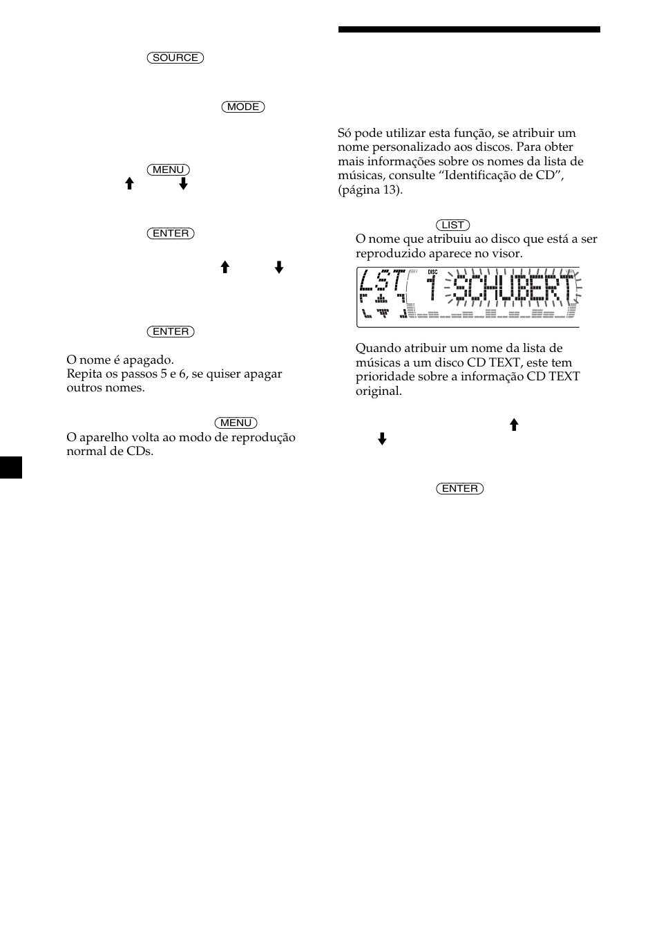 14 localização de um disco pelo nome | Sony CDX-M700R User Manual | Page 140 / 212