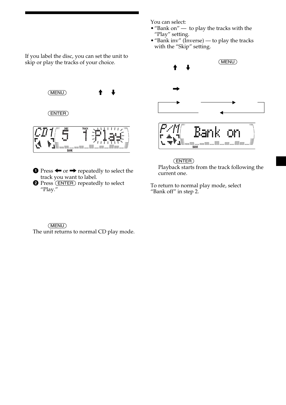 Selecting specific tracks for playback | Sony CDX-M700R User Manual | Page 15 / 212